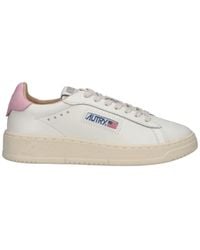 Autry - Low-Top Off- Leather Sneakers - Lyst