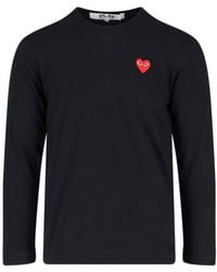 COMME DES GARÇONS PLAY - Logo Sweater - Lyst
