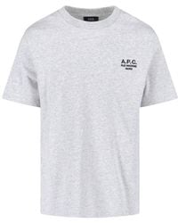 A.P.C. - T-Shirts And Polos Organic Cotton - Lyst
