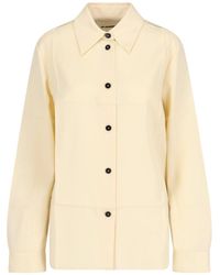Jil Sander - Camicia In Lana Vergine - Lyst
