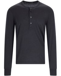 Tom Ford - Maglietta "Henley" - Lyst