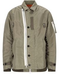 Sacai - Nylon Shirt Jacket - Lyst