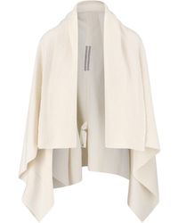 Rick Owens - Cardigan Drappeggiato - Lyst