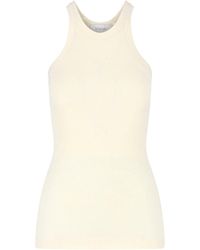 Sportmax - Ribbed Tank Top - Lyst