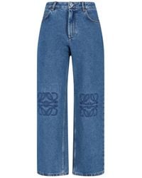 Loewe - Baggy 'Anagram' Jeans - Lyst