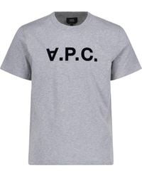 A.P.C. - T-Shirts And Polos Organic Cotton - Lyst