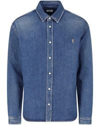 Saint Laurent - Shirt “Cassandre” - Lyst