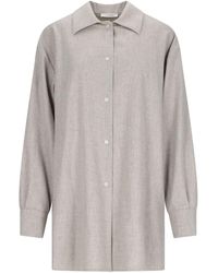The Row - Wool And Cashmere Shirt - Lyst