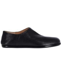 Maison Margiela - Refined Leather Flat Shoe - Lyst