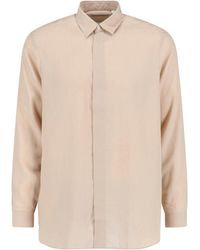 Lardini - Tencel And Linen Shirt - Lyst