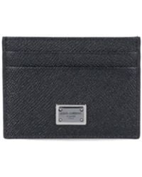 Dolce & Gabbana - Calf Leather Wallet With Viscose Lining - Lyst