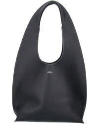 A.P.C. - Le Neige Grainy-Leather Shoulder Bag - Lyst