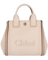 Chloé - Borsa Tote Piccola "Carry" - Lyst