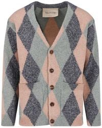Valentino - Virgin Wool Cardigan - Lyst