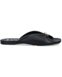 Loewe - Slides Sandals "Pebble Soft" - Lyst