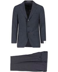 Caruso - Single-Breasted Wool Suit - Lyst