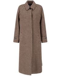 Lardini - Wool Blend Coat - Lyst