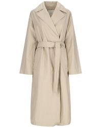Calvin Klein - Long Trench Coat - Lyst