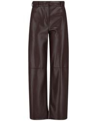 Max Mara - Eco-Leather Pants - Lyst