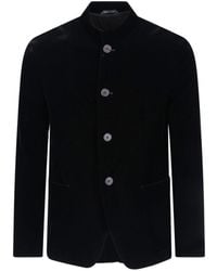 Giorgio Armani - Single-Breasted Blazer - Lyst