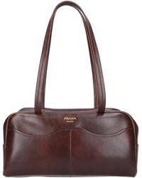 Prada - Large Shoulder Bag "Carry" - Lyst