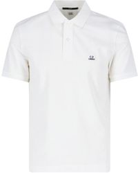 C.P. Company - Logo Polo Shirt - Lyst