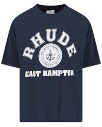 Rhude - T-Shirt Logo - Lyst