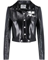 Courreges - Courrèges Vinyl Reedition Jacket - Lyst