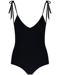 Isabel Marant Strap Detail One-piece Swimsuit - Black