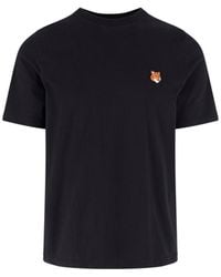 Maison Kitsuné - T-Shirt Fox Head - Lyst
