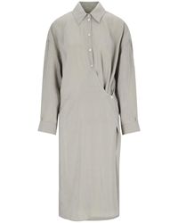 Lemaire - Abito Camicia "Twisted" - Lyst