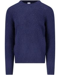 Aspesi - M183 Shetland Wool Sweater - Lyst