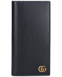 Gucci - Long Bi-fold Wallet "Gg Marmont" - Lyst