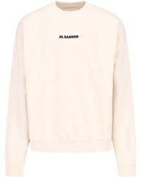 Jil Sander - Logo Crewneck Sweatshirt - Lyst
