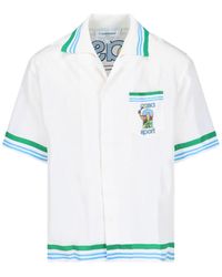 Casablancabrand - Camicia In Seta "Le Jen Coloré" - Lyst