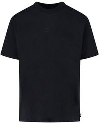 Nike Logo Taping T-shirt in Black for 