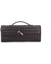 Bottega Veneta - Pouch With "Andiamo Clutch" Handle - Lyst