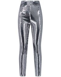 MM6 by Maison Margiela - Metallic Sequin Pants - Lyst
