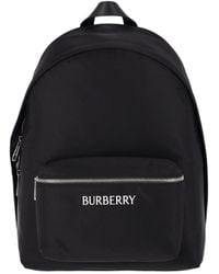 Burberry - Logo Backpack - Lyst
