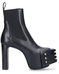Rick Owens - "luxor Grilled Platforms 65" Boots - Lyst