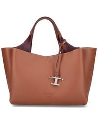 Tod's - Borsa Mini Logo - Lyst