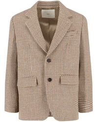 DUNST - Single-Breasted Wool Blend Blazer - Lyst