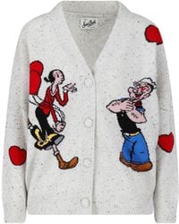 MC2 Saint Barth - Cardigan "Sasi Donegal" - Lyst