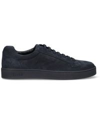 Church's - Textured Leather Low-Top Sneakers With Rounded Toe Design - Lyst