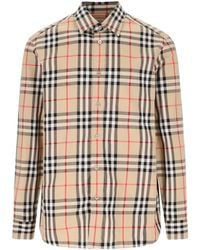 Burberry - Shirts Cotton - Lyst