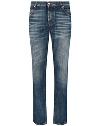Balmain - Delavé Jeans - Lyst
