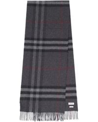 Burberry - Sciarpa In Cashmere "Check" - Lyst