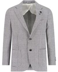 Lardini - Single-breasted Blazer - Lyst
