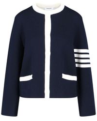 Thom Browne - 'double Face' Cardigan Jacket - Lyst