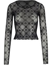 Marine Serre - Moonogram" Crop Top - Lyst
